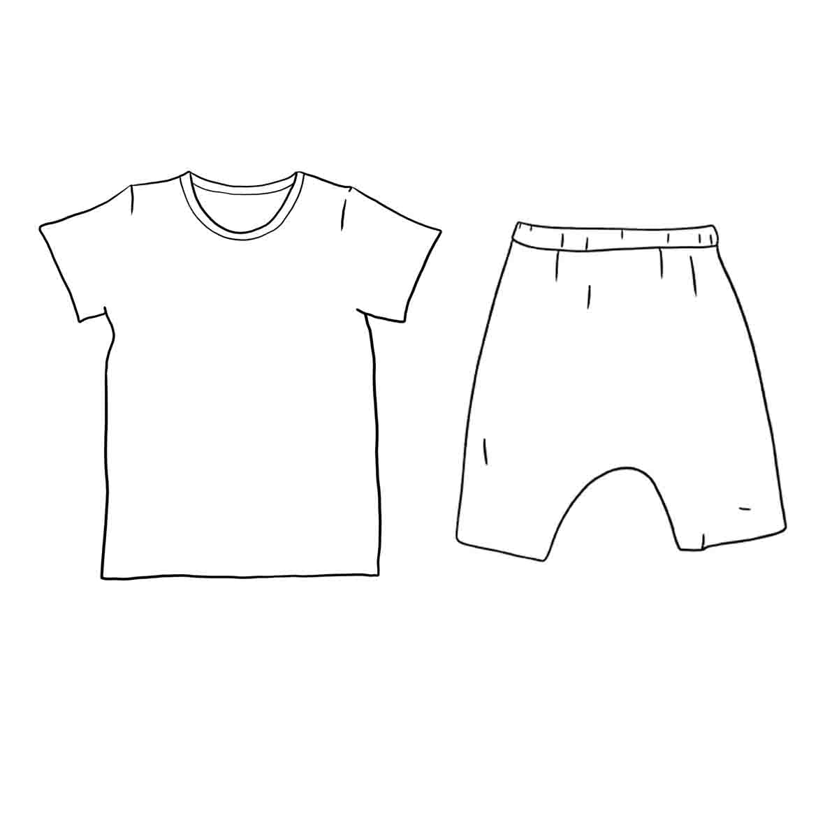 Childrens Shorts & T-shirt Set